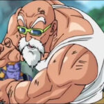 Master Roshi in Dragon Ball FighterZ, unable to use Super Dash, reflecting his canonical inability to fly.