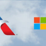 American Airlines and Microsoft logos