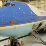 Air Force One is pictured.