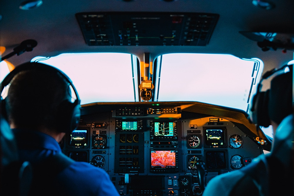 Hard IFR - instrument panel on small plane