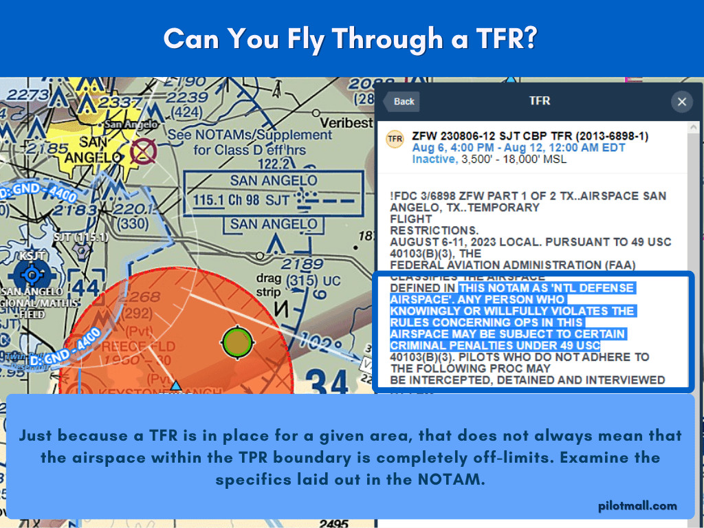 TFR Flight Permission Question