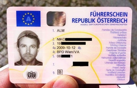 Colander on license photos