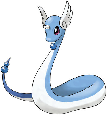 Dragonair artwork by Ken Sugimori
