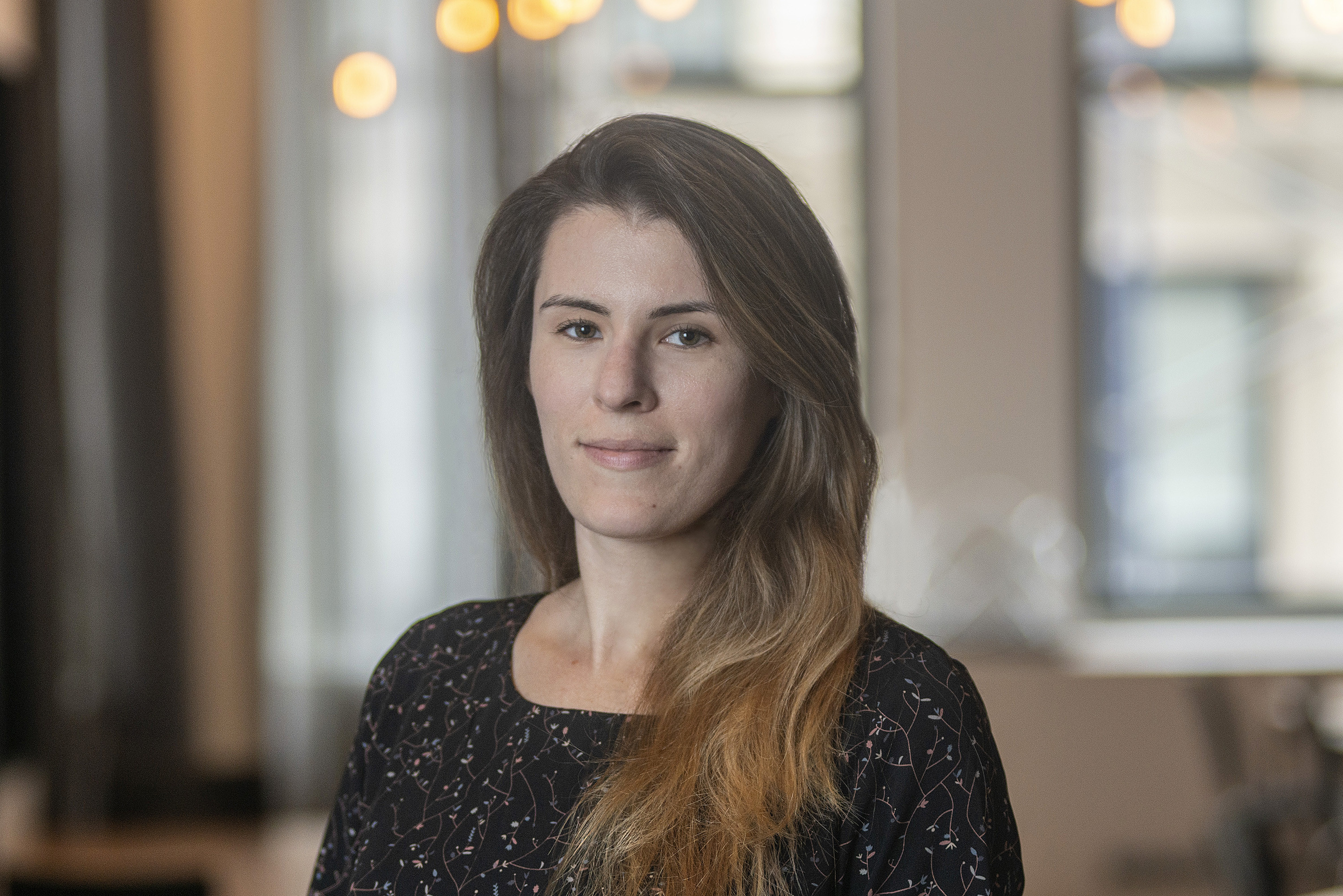 A portrait photo of Tatyana Gavrilchenko studying insect respiration.