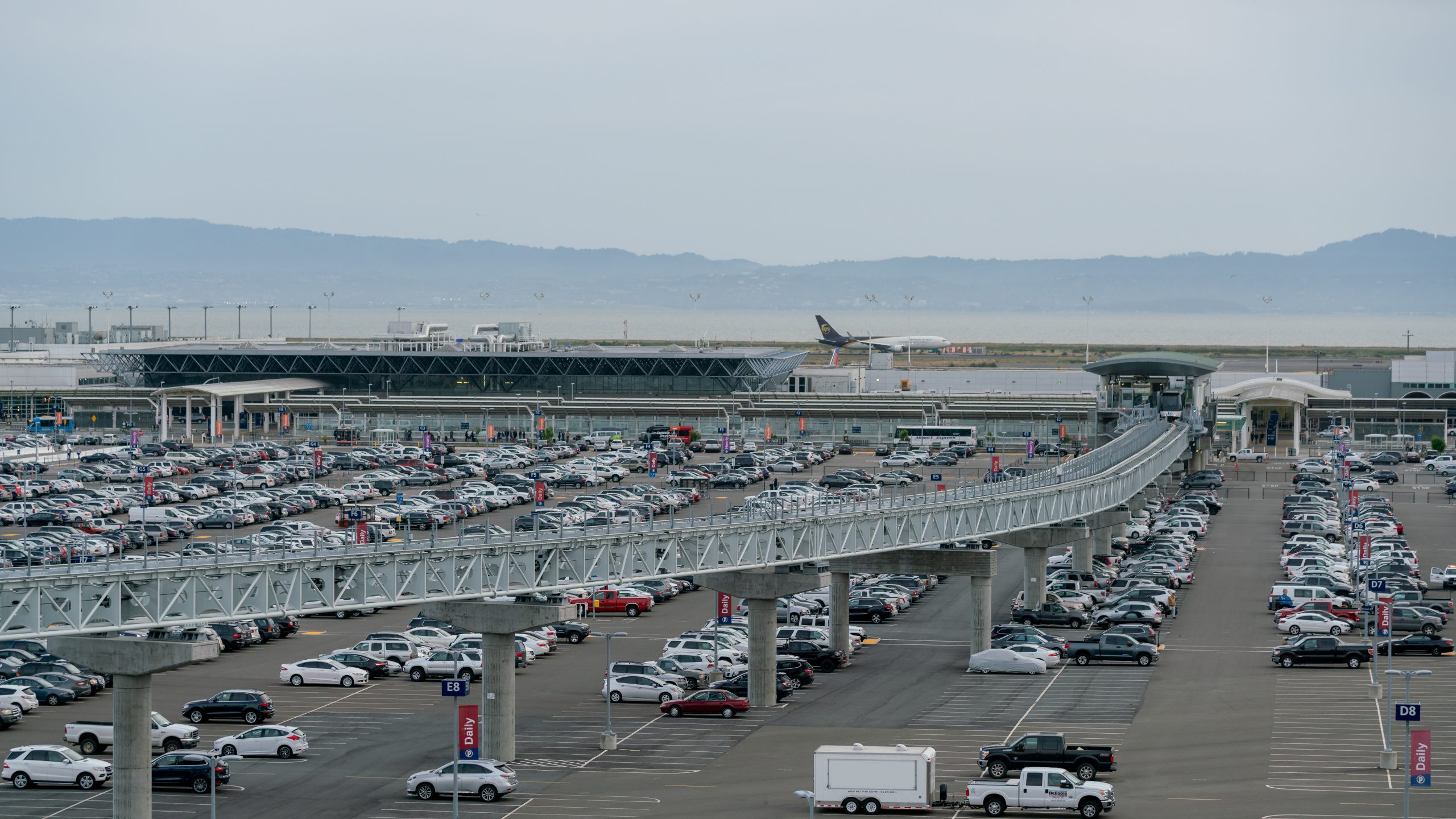 upper view of oakland international airport