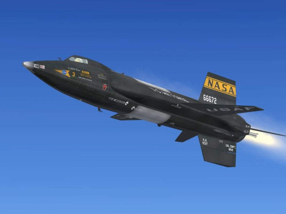 NASA/USAF X-15 rocket-powered aircraft