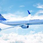 Copa Airlines Boeing 737-800 in flight, showcasing Copa's expanding routes to destinations across the Americas from hubs like Panama City after the new route announcement to BWI Marshall Airport.