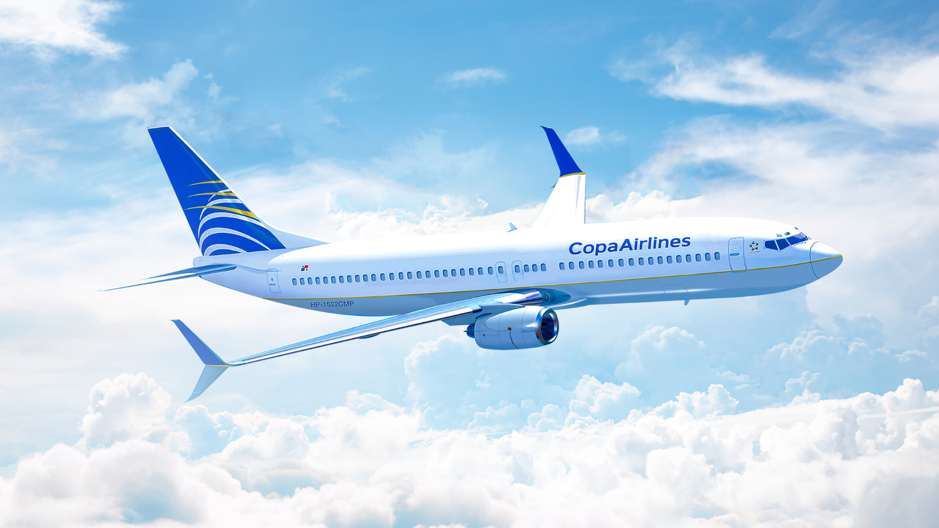 Copa Airlines Boeing 737-800 in flight, showcasing Copa's expanding routes to destinations across the Americas from hubs like Panama City after the new route announcement to BWI Marshall Airport.