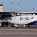 El Al aircraft at Ben Gurion Airport, Tel Aviv, illustrating airlines currently operating flights to Israel.