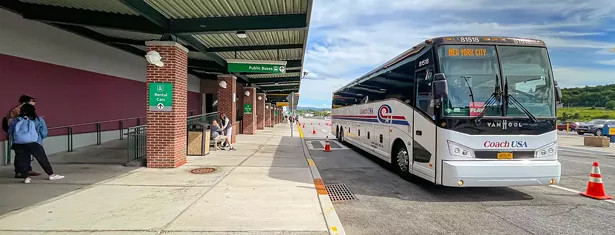 Stewart Airport Public Transportation Area and Flight Destinations
