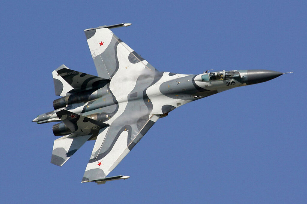 Su-27 Flanker air superiority fighter