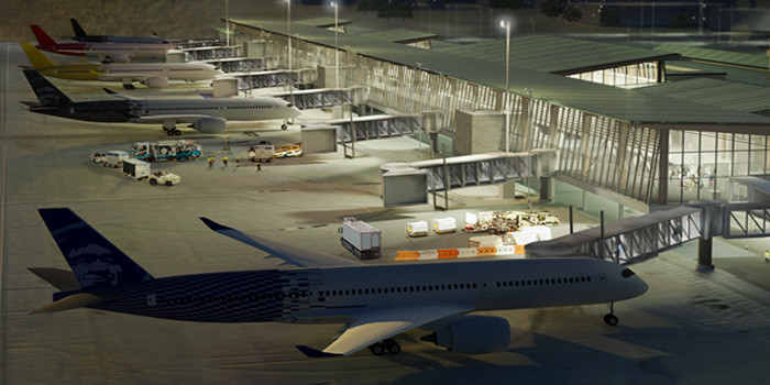 Rendering of Redmond Airport Expansion Project