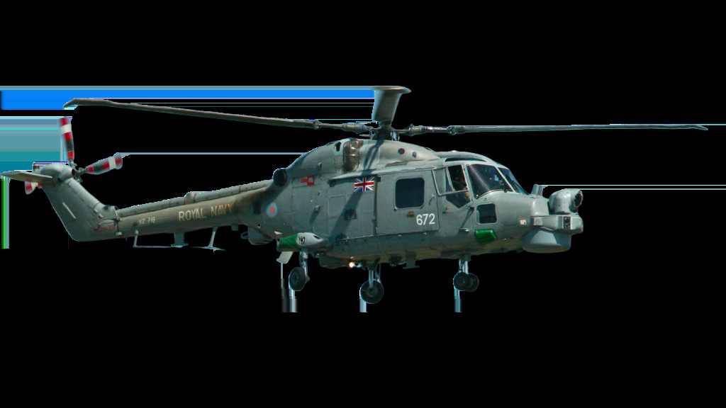 Westland Lynx helicopter, once the world's fastest rotary aircraft, demonstrating high-speed capabilities.