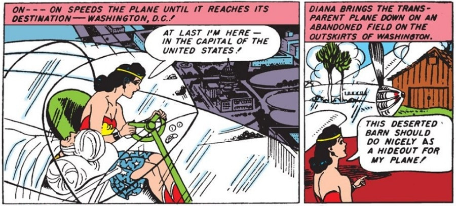 Do Wonder Woman Fly? Exploring the Amazonian Princess’s Flight Abilities and the Invisible Jet