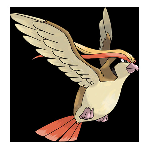 The flyermedia.net logo alongside an image of a Pidgeot soaring through the sky, inviting users to explore the world of Cobblemon aviation