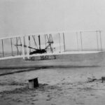 The Wright Flyer Airborne