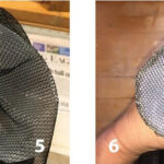 Insect screening and milk jug top (Steps 5 and 6)