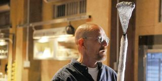 Walter White with one of his fly murdering weapons in 