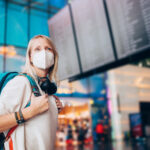Masks and sanitizers are vital for flight health.