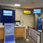 Breeze Airways Embraer E190 at the gate