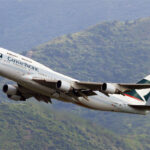 Boeing 747-400 in flight