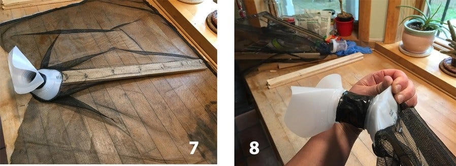 Wood and insect screening (Steps 7 and 8)