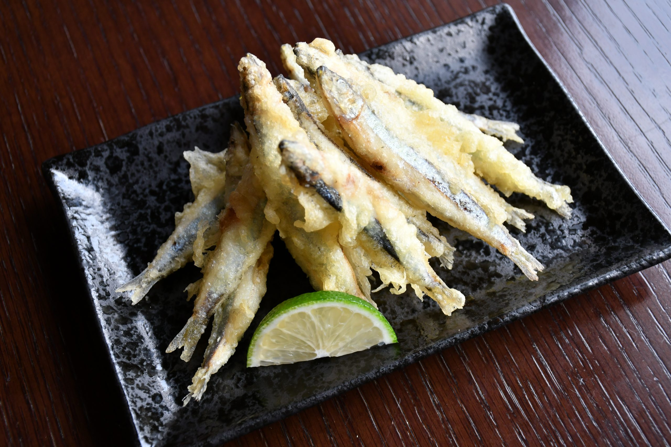 Fried flying fish, a national dish in Barbados