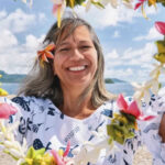 Warm welcome with Raiatea flower necklace