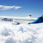 Alaska Airlines fleet taking off