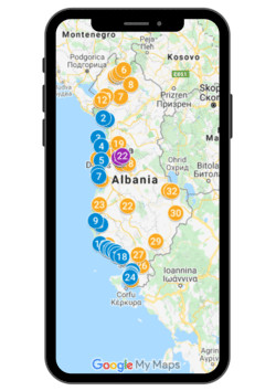 Albania Tourist Map