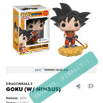Goku on Flying Nimbus, a popular Funko Pop! figure