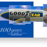 The Goodyear Blimp celebrates its 100th anniversary in 2025.