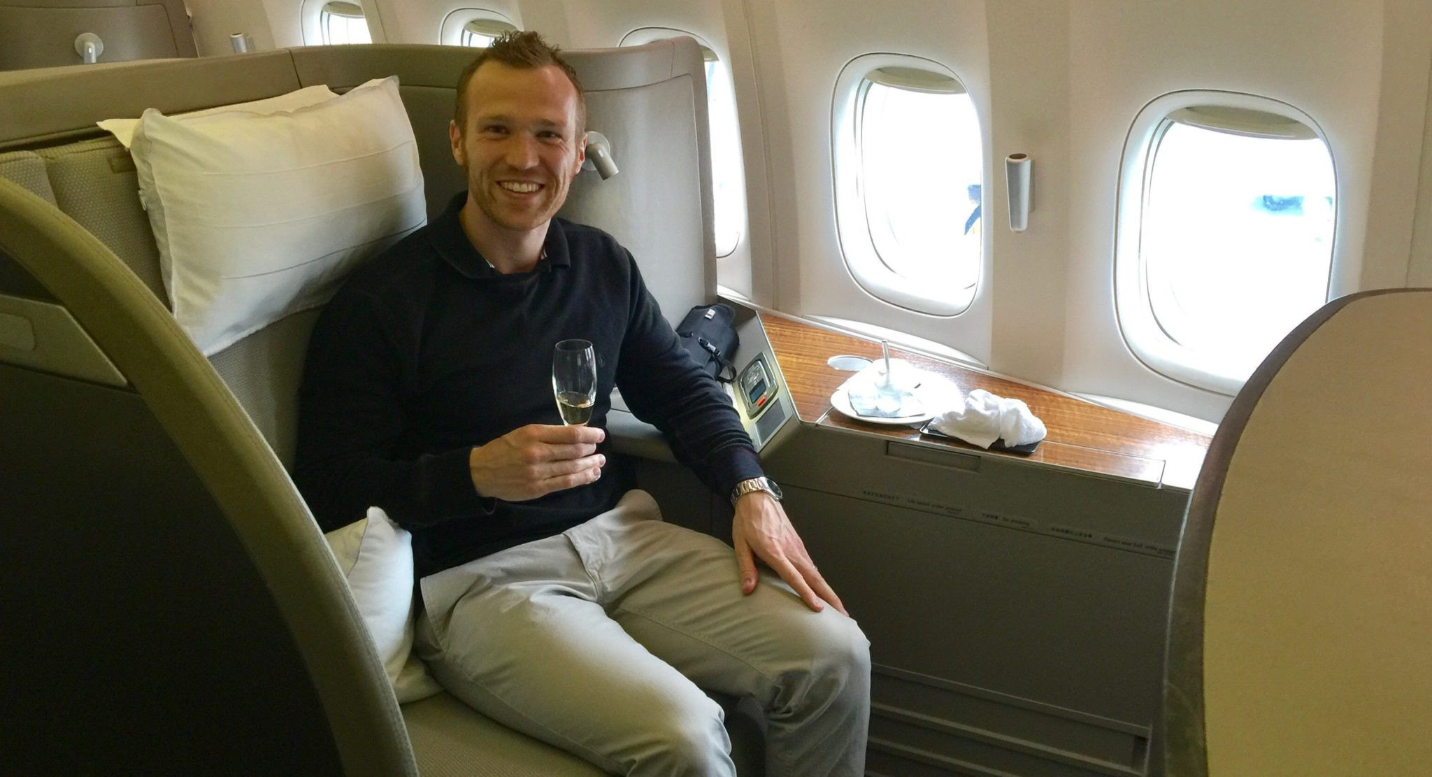 Cathay Pacific First Class Seat