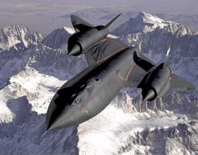 The SR-71 Blackbird was a high-altitude reconnaissance aircraft developed in the 1960s.