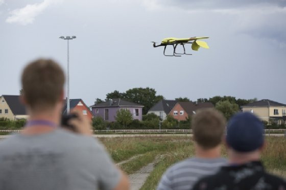 A picture of a personal drone.