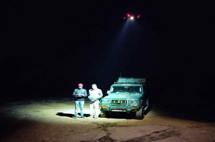 Drones are used for night search and rescue missions