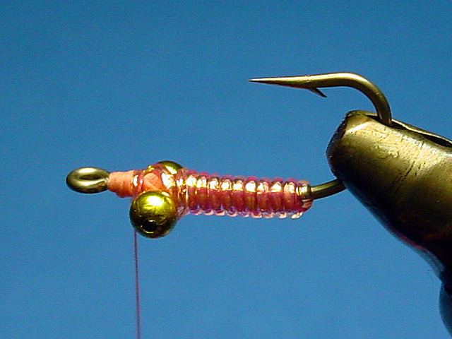 Hook inverted in the vise