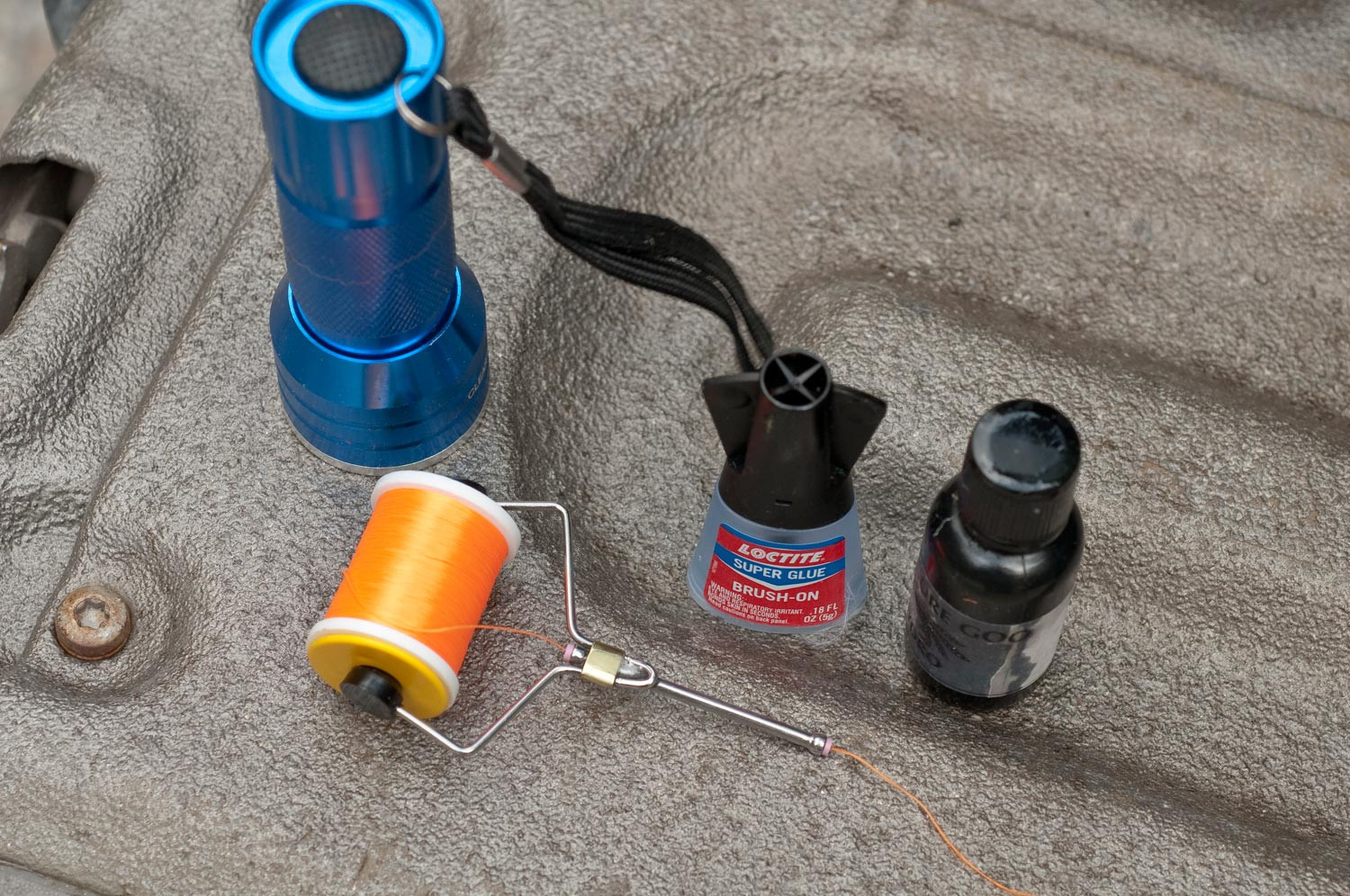 Materials Needed for Tying Fly Line Loop