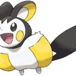 Emolga artwork showcases its wing-like membranes