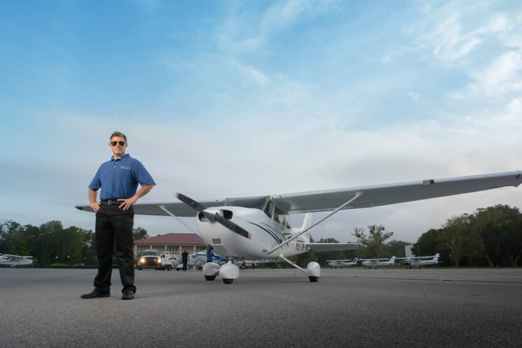 Cessna 172 Skyhawk landing