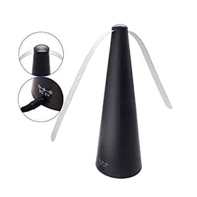 Fly fan on a service counter
