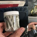 Marijuana on airplane