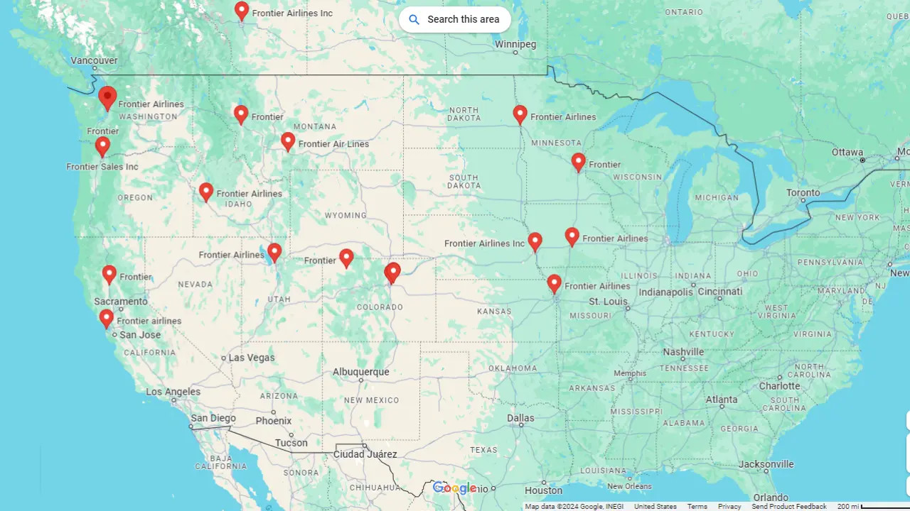 How Many Destinations Does Frontier Fly To In 2024?