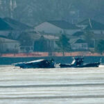 American Airlines Plane And Black Hawk Helicopter Crash Near Reagan National Airport