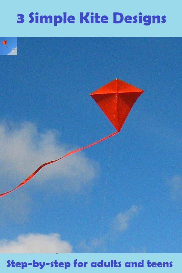 How to build kites - including this MBK Simple Diamond.