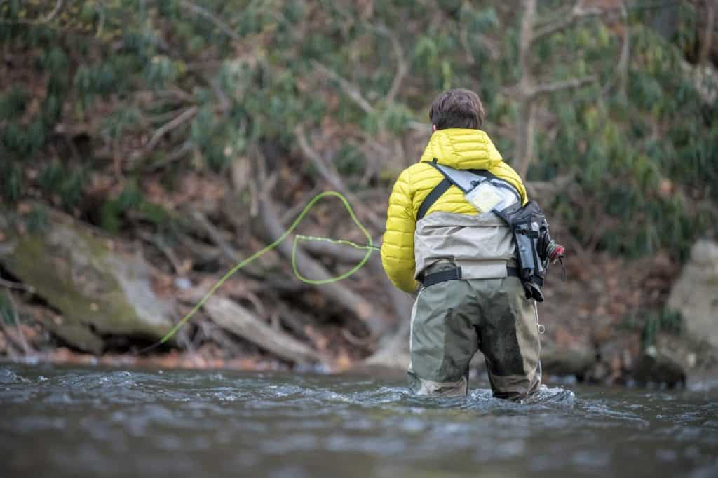 How to mend fly fishing line