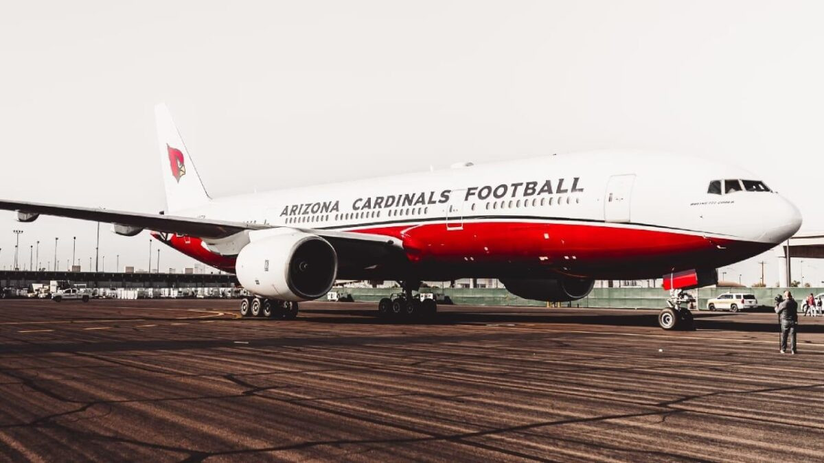 New England Patriots plane