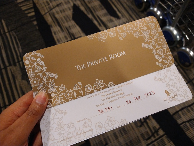 Boarding passes and lounge ticket