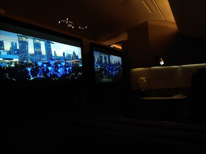 The giant TV in each Suite is also a touchscreen, which I wasn’t expecting given its size