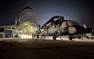 Black Hawk Helicopter on a tarmac